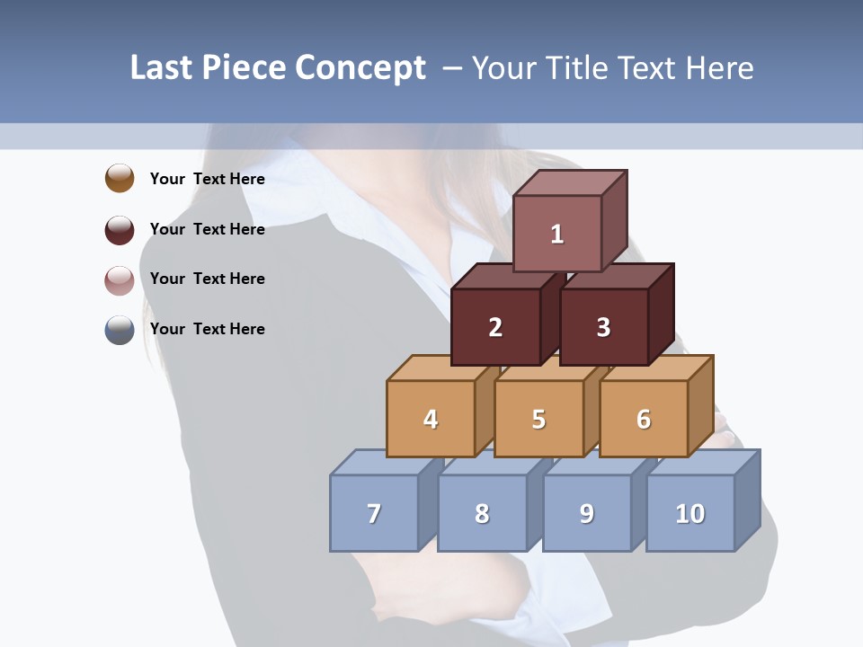 Glamour Looking Female PowerPoint Template