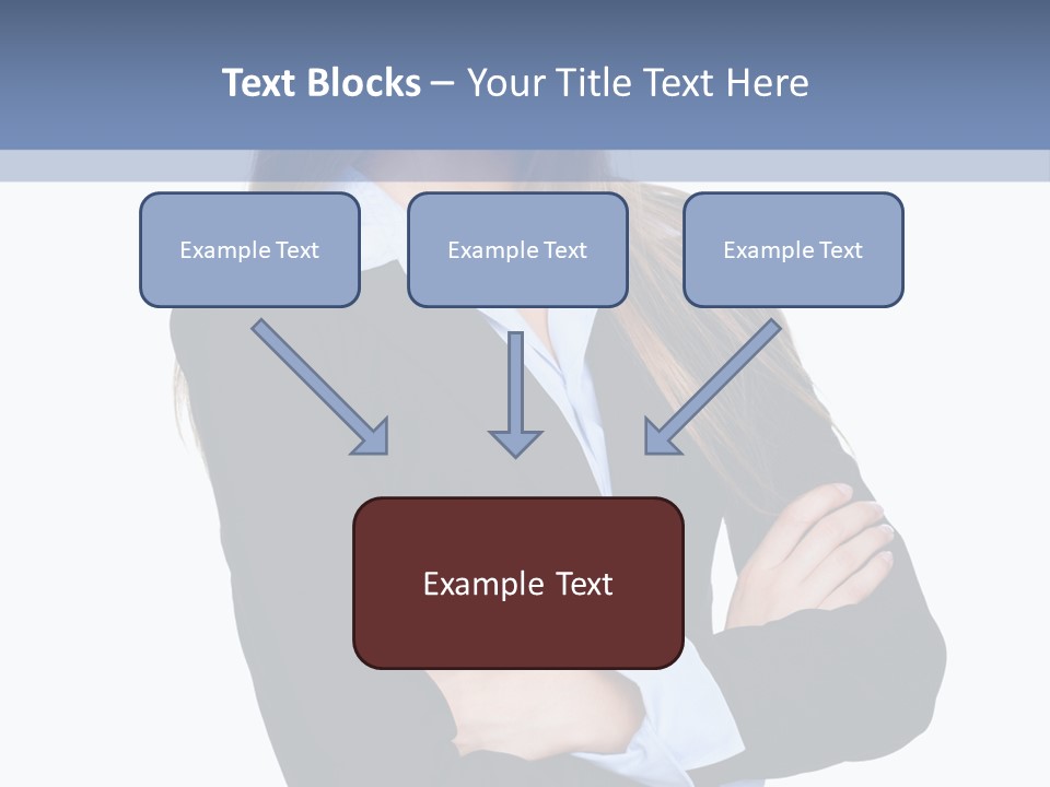 Glamour Looking Female PowerPoint Template