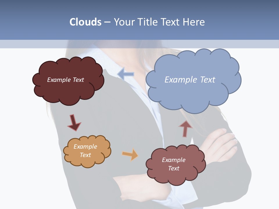 Glamour Looking Female PowerPoint Template