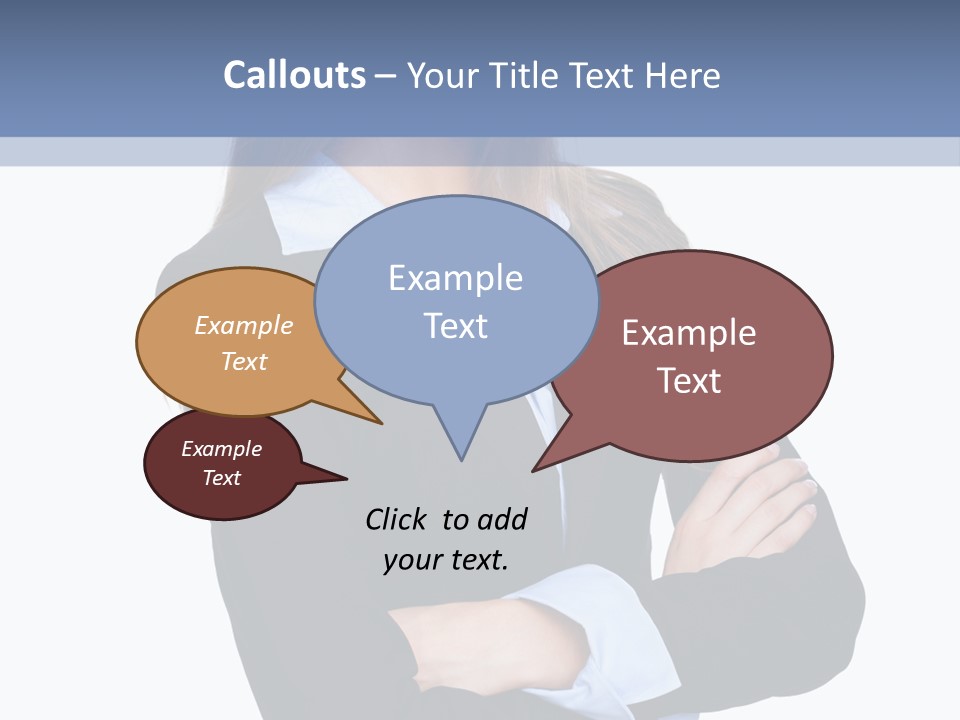 Glamour Looking Female PowerPoint Template