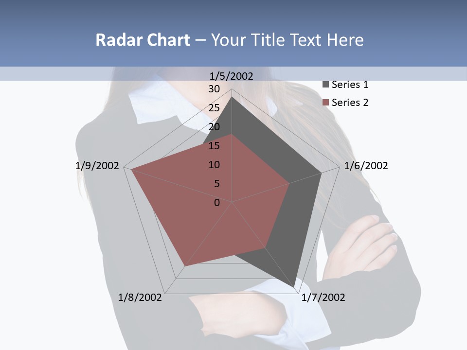 Glamour Looking Female PowerPoint Template