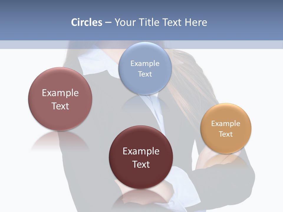 Glamour Looking Female PowerPoint Template