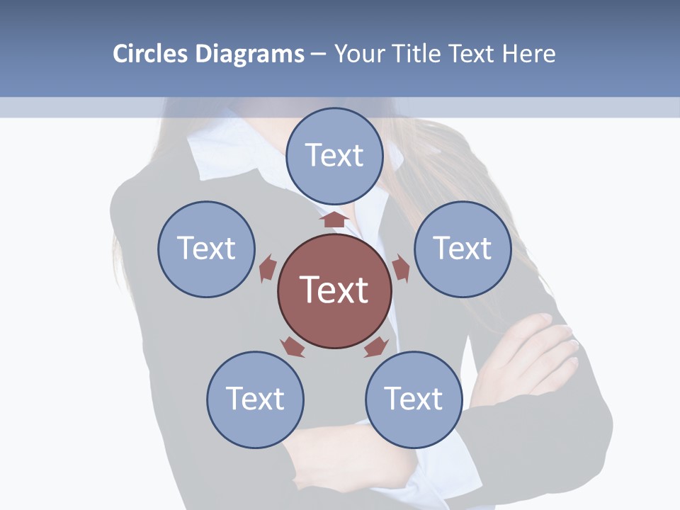 Glamour Looking Female PowerPoint Template