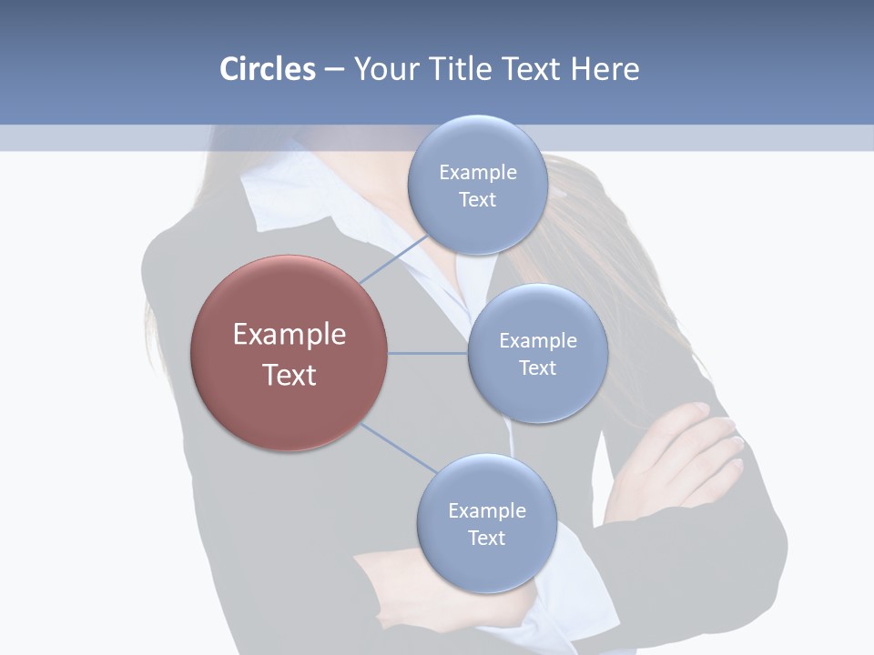 Glamour Looking Female PowerPoint Template