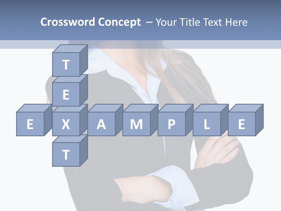 Glamour Looking Female PowerPoint Template