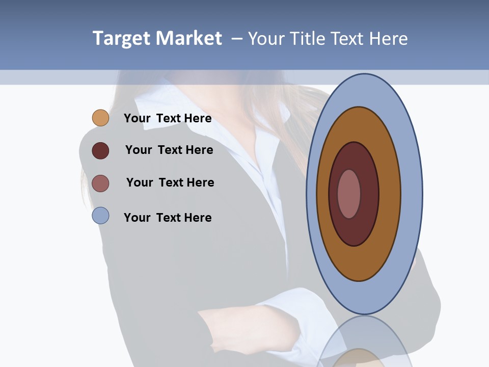 Glamour Looking Female PowerPoint Template