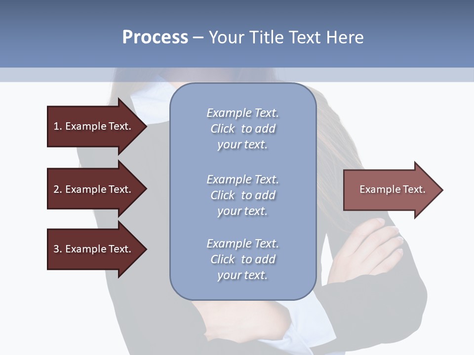 Glamour Looking Female PowerPoint Template