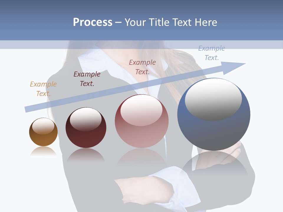 Glamour Looking Female PowerPoint Template