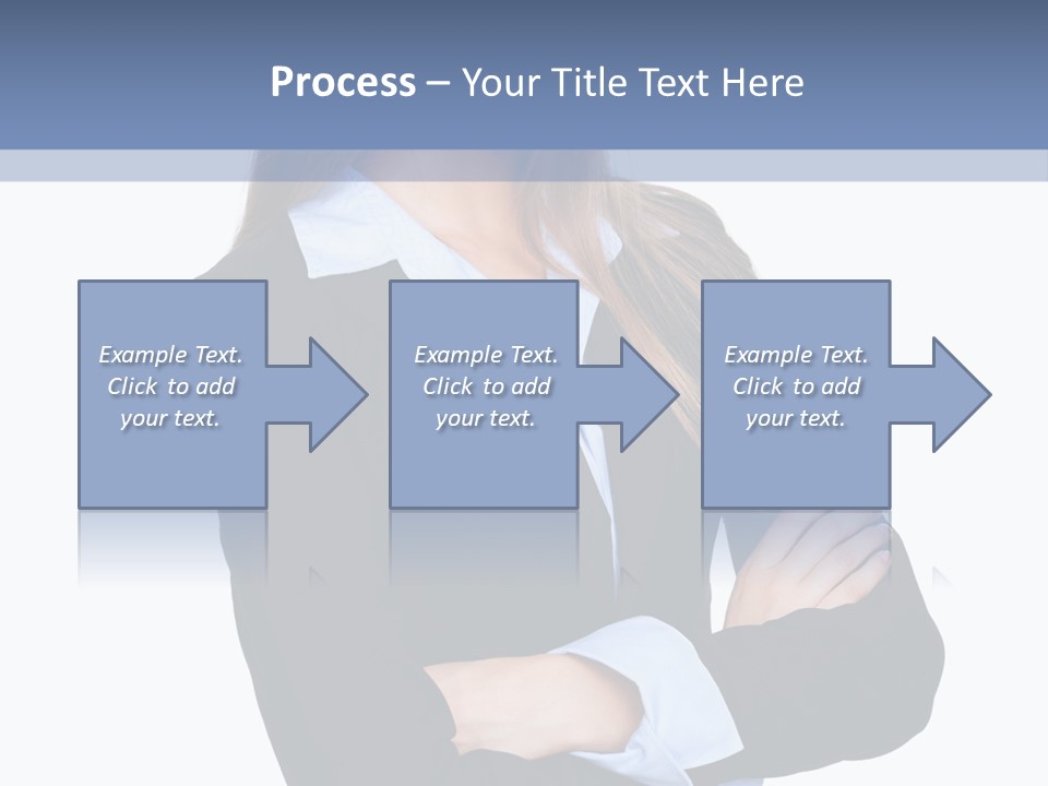 Glamour Looking Female PowerPoint Template