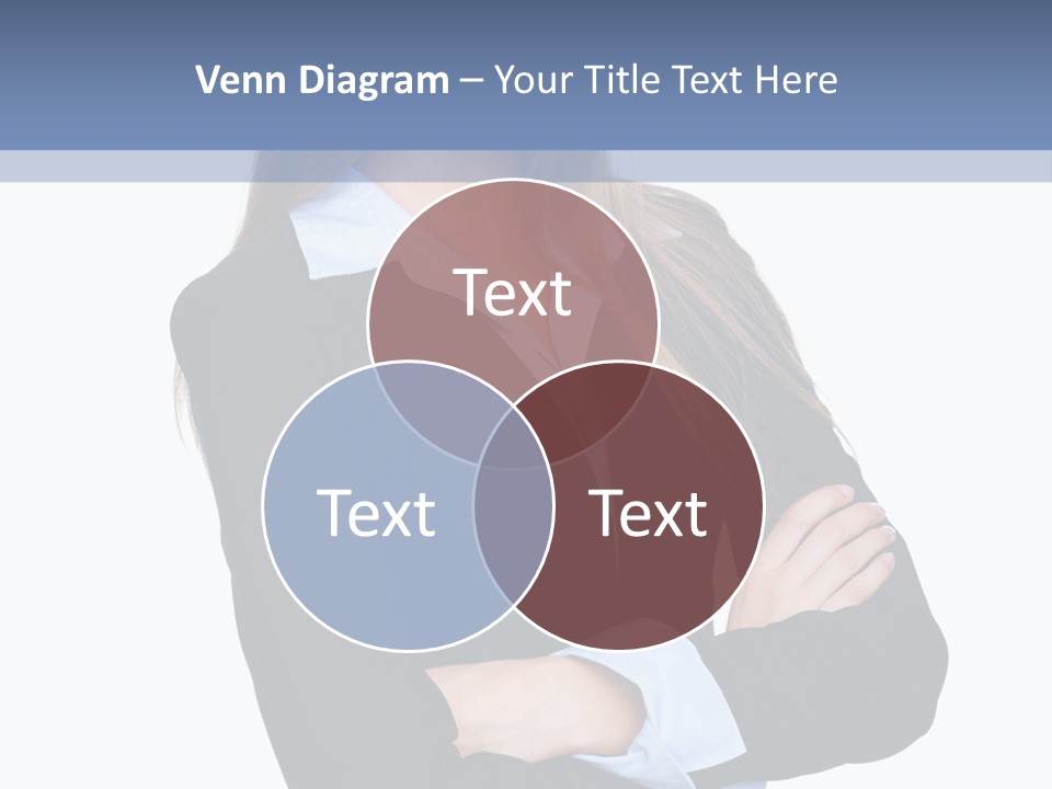 Glamour Looking Female PowerPoint Template