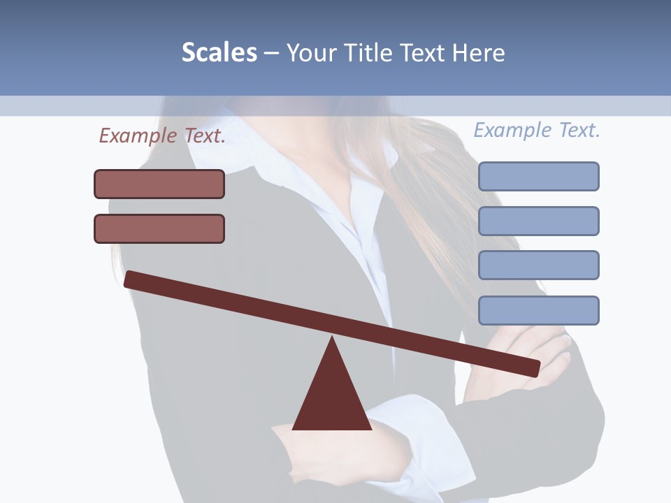 Glamour Looking Female PowerPoint Template