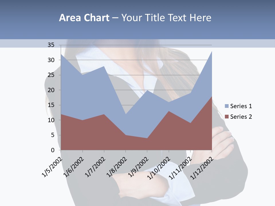 Glamour Looking Female PowerPoint Template