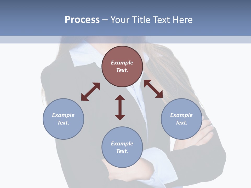 Glamour Looking Female PowerPoint Template