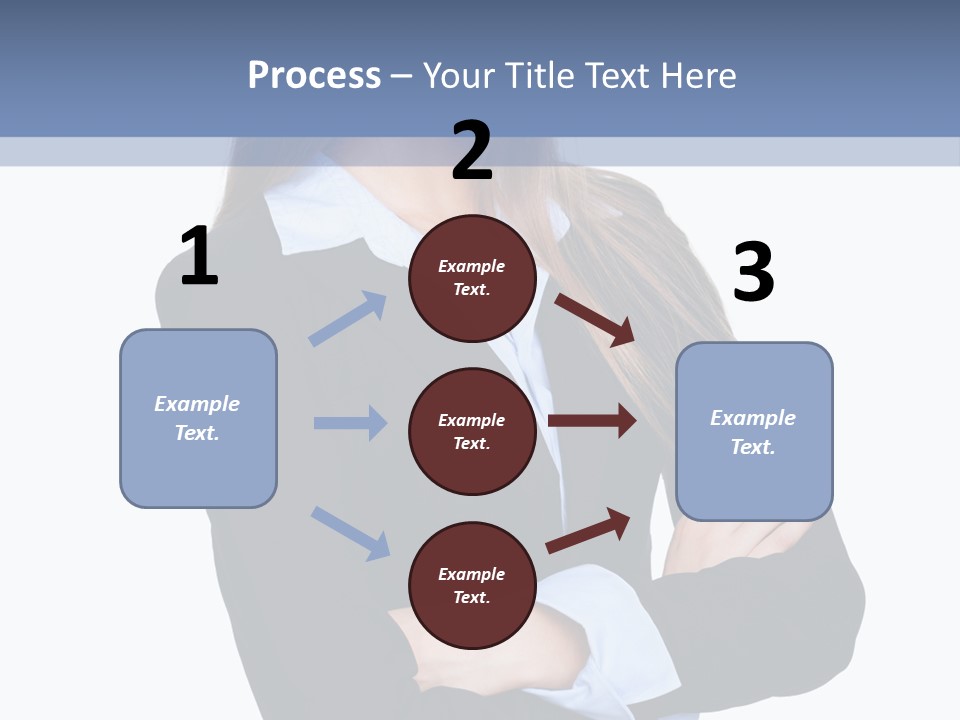 Glamour Looking Female PowerPoint Template
