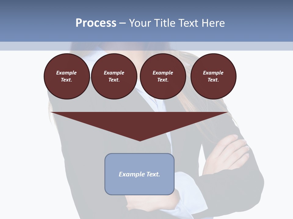 Glamour Looking Female PowerPoint Template