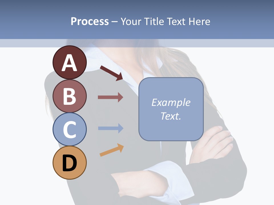 Glamour Looking Female PowerPoint Template