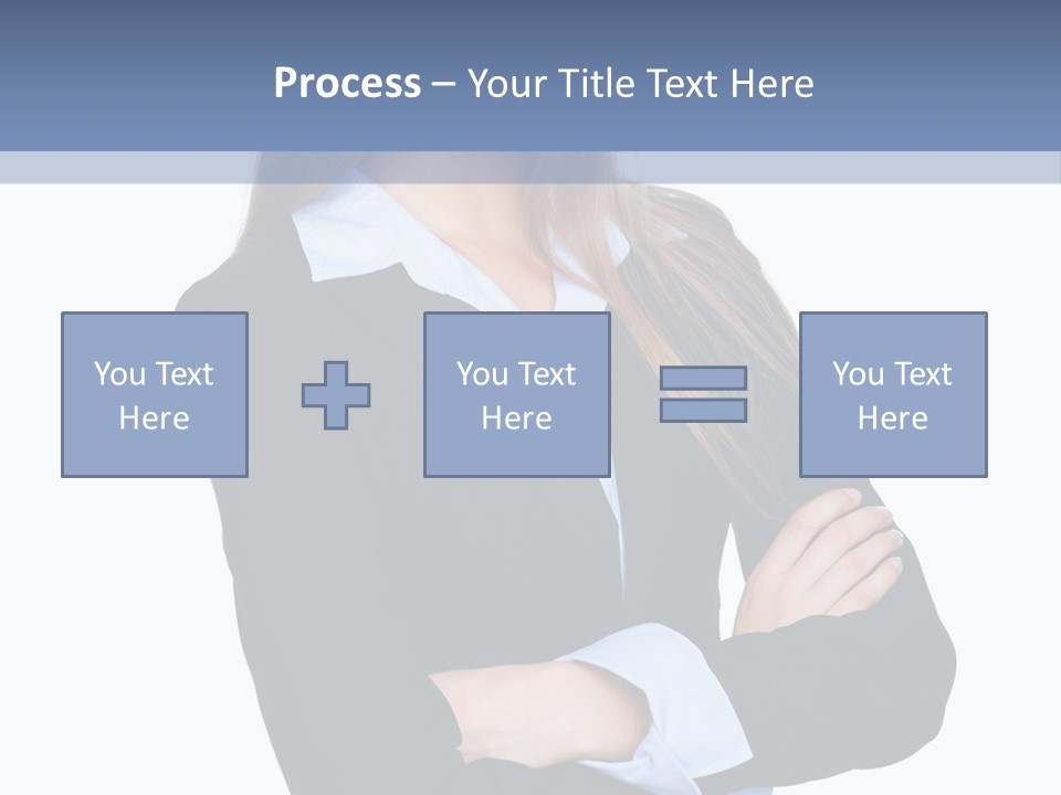Glamour Looking Female PowerPoint Template