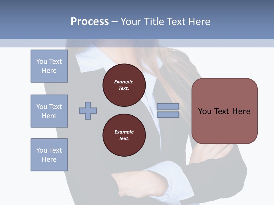 Glamour Looking Female PowerPoint Template