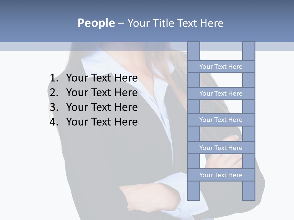 Glamour Looking Female PowerPoint Template