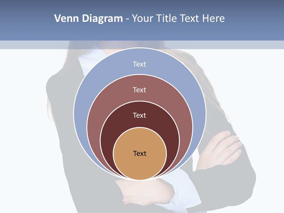 Glamour Looking Female PowerPoint Template