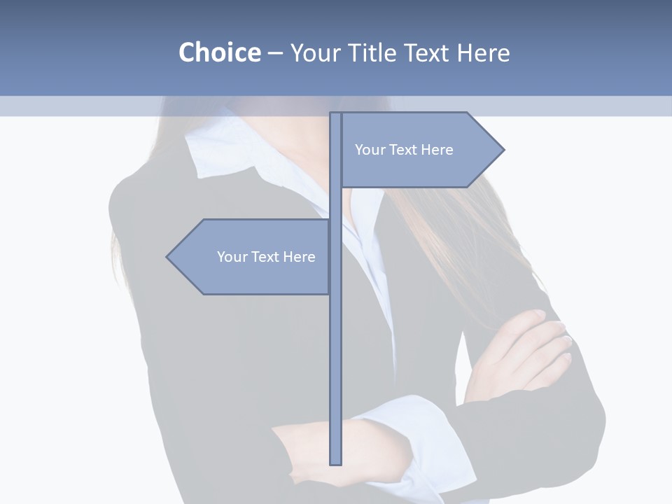 Glamour Looking Female PowerPoint Template