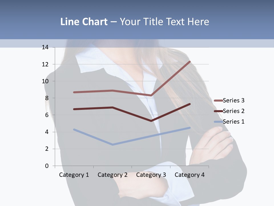Glamour Looking Female PowerPoint Template