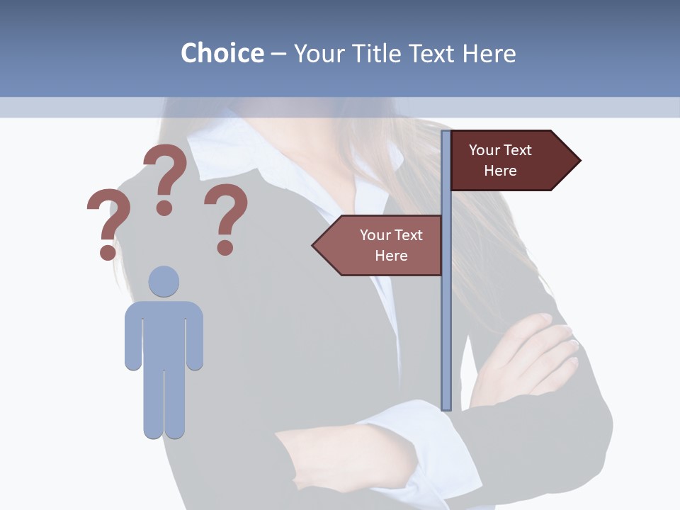 Glamour Looking Female PowerPoint Template