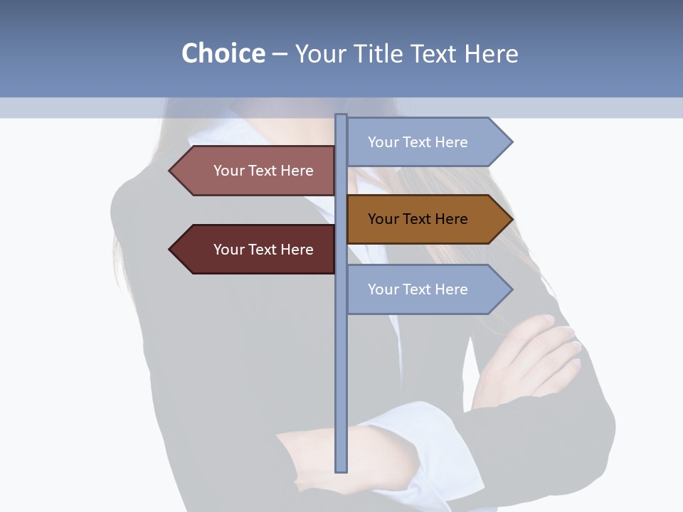 Glamour Looking Female PowerPoint Template