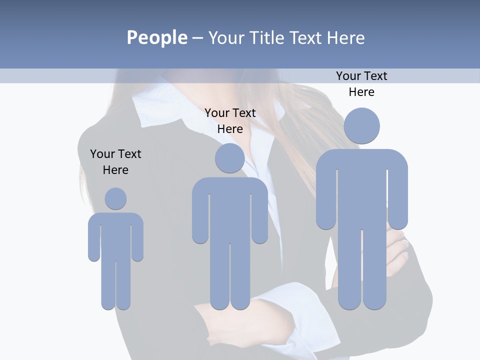 Glamour Looking Female PowerPoint Template