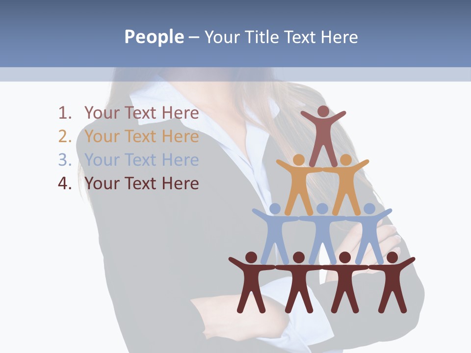 Glamour Looking Female PowerPoint Template