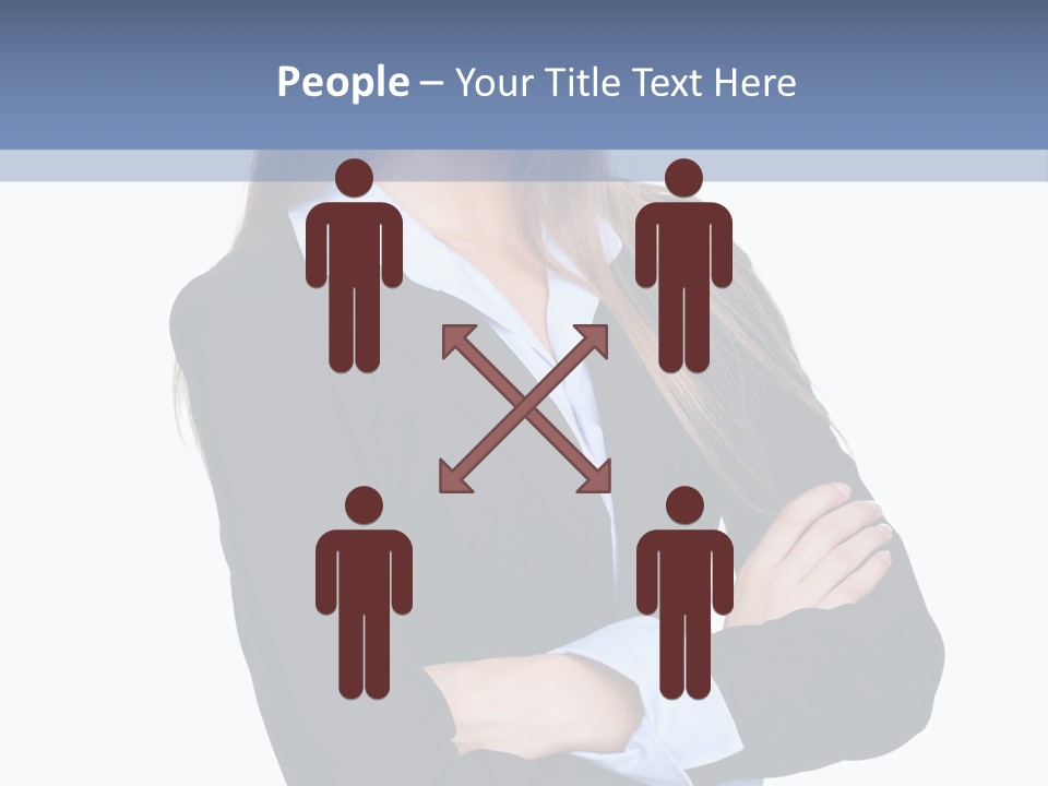 Glamour Looking Female PowerPoint Template