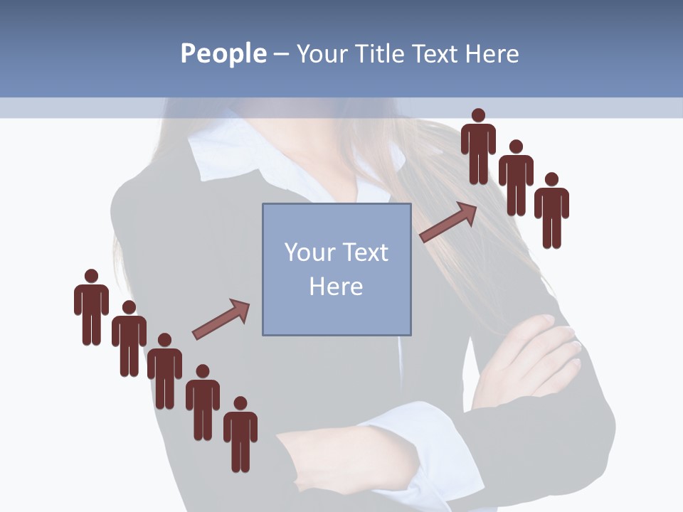 Glamour Looking Female PowerPoint Template