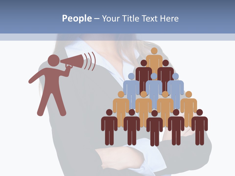 Glamour Looking Female PowerPoint Template