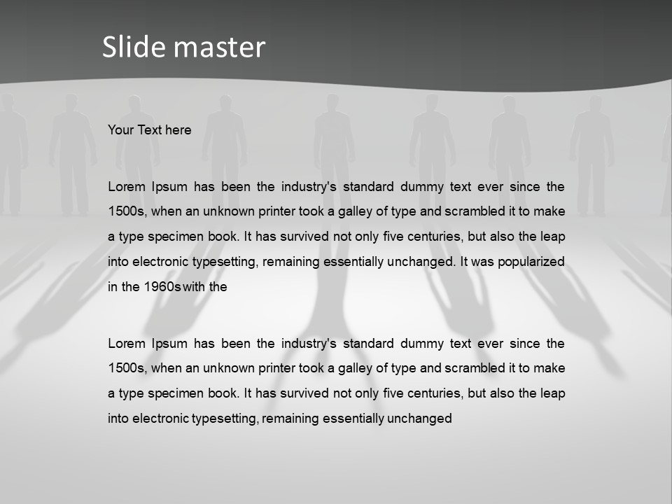 Person Background Outstanding PowerPoint Template