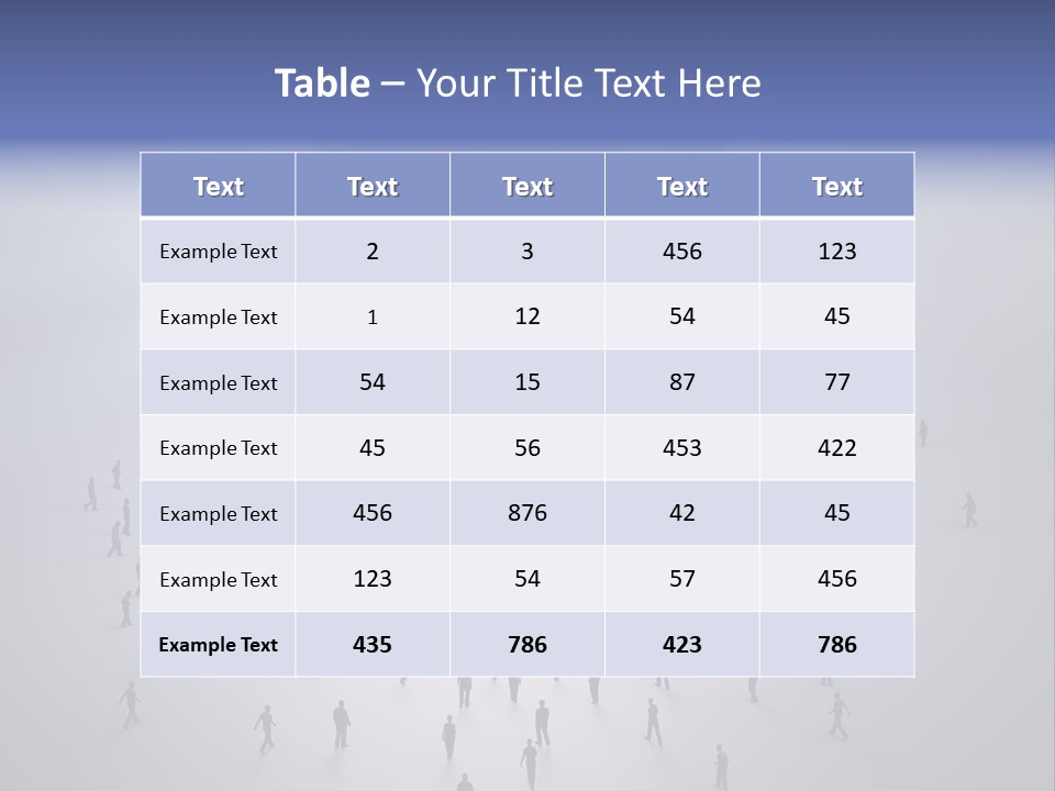 Productivity Crowd Together PowerPoint Template