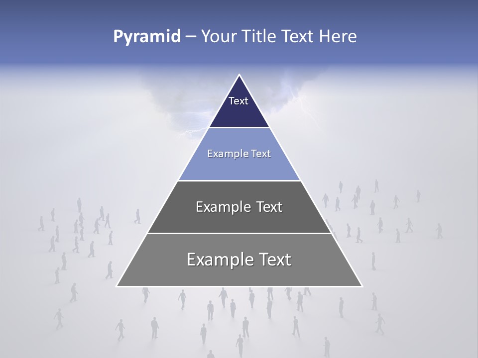 Productivity Crowd Together PowerPoint Template