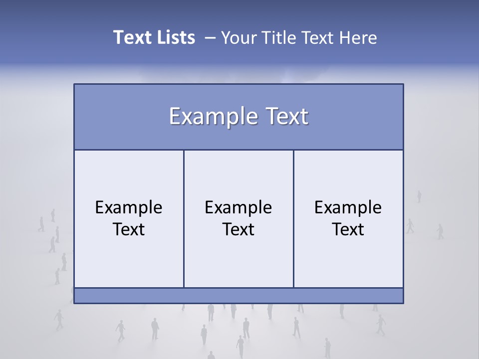 Productivity Crowd Together PowerPoint Template