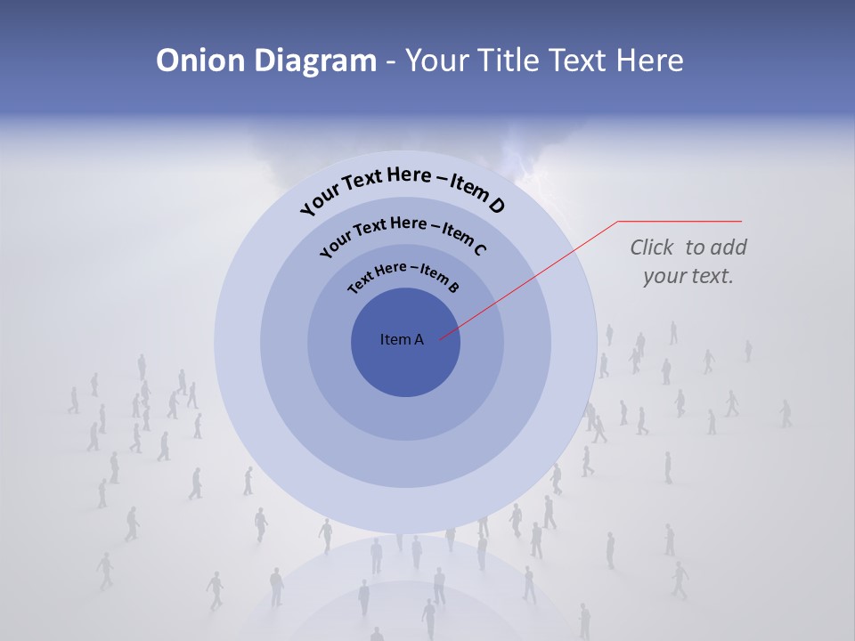 Productivity Crowd Together PowerPoint Template