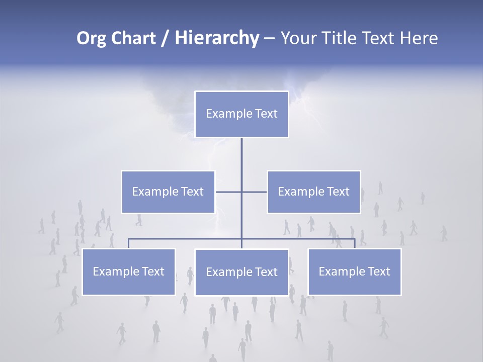 Productivity Crowd Together PowerPoint Template