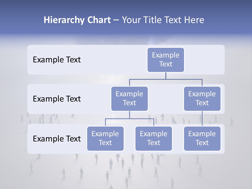 Productivity Crowd Together PowerPoint Template