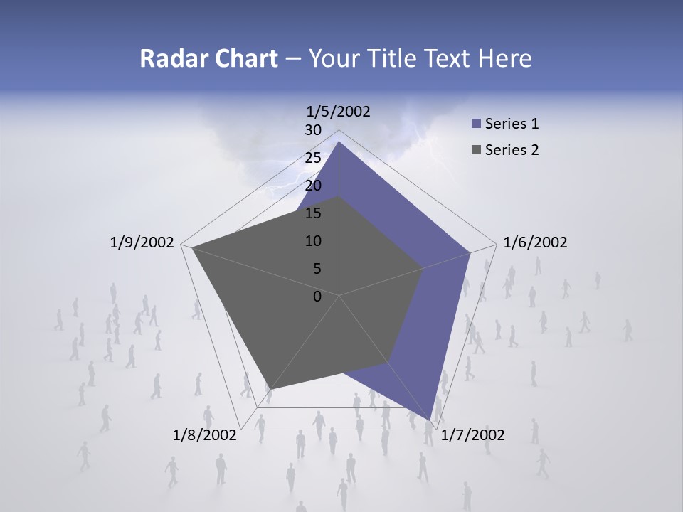 Productivity Crowd Together PowerPoint Template