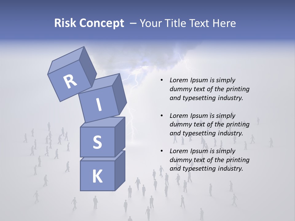 Productivity Crowd Together PowerPoint Template