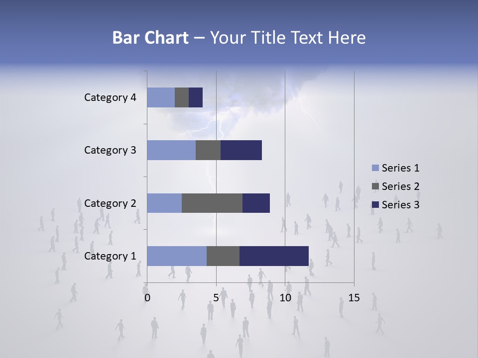 Productivity Crowd Together PowerPoint Template