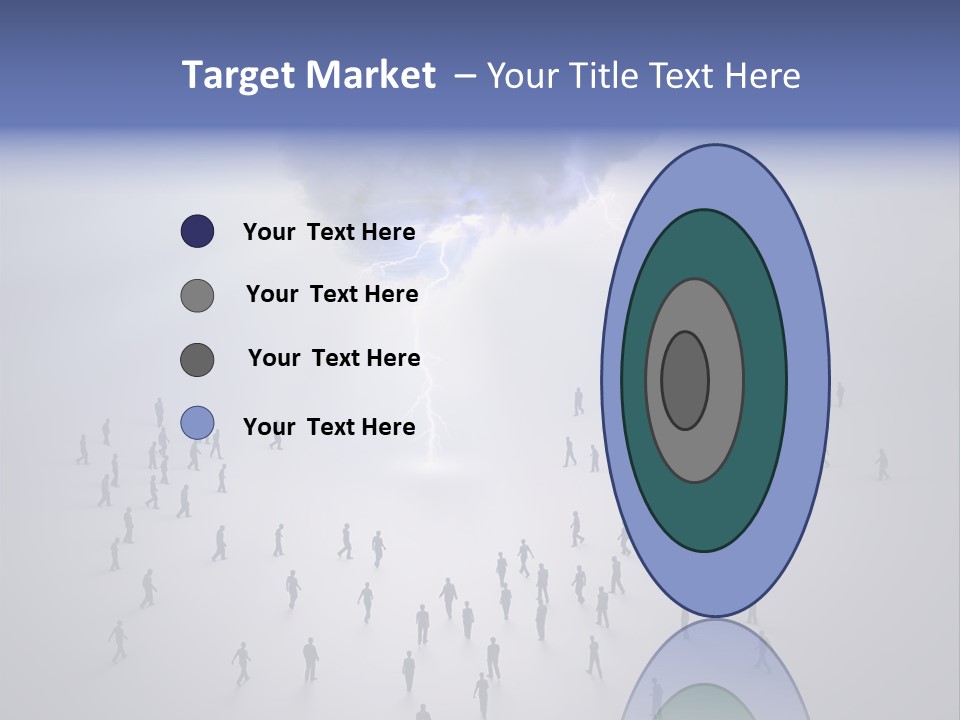 Productivity Crowd Together PowerPoint Template