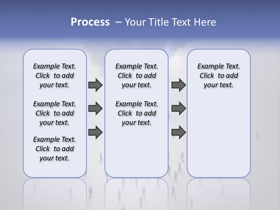 Productivity Crowd Together PowerPoint Template
