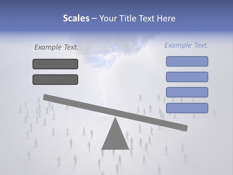 Productivity Crowd Together PowerPoint Template