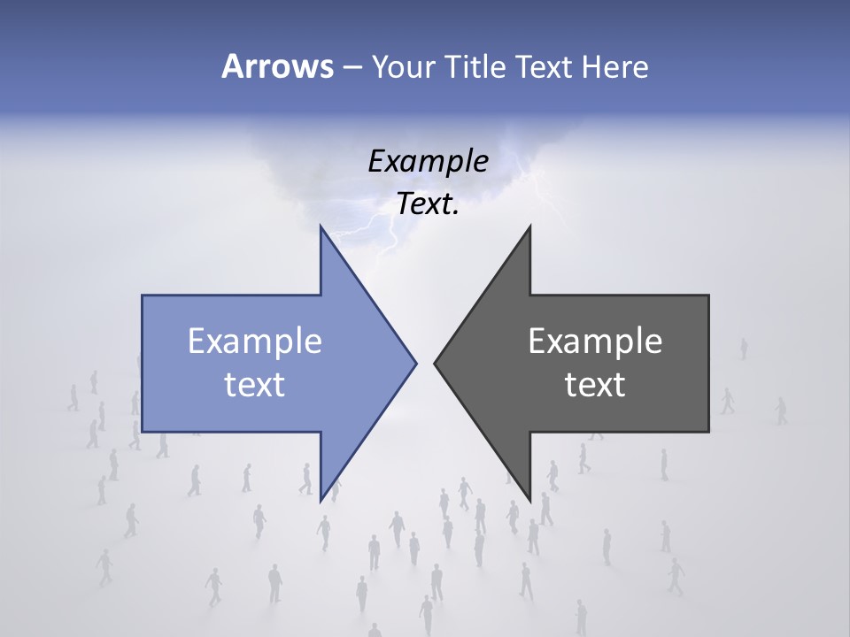 Productivity Crowd Together PowerPoint Template