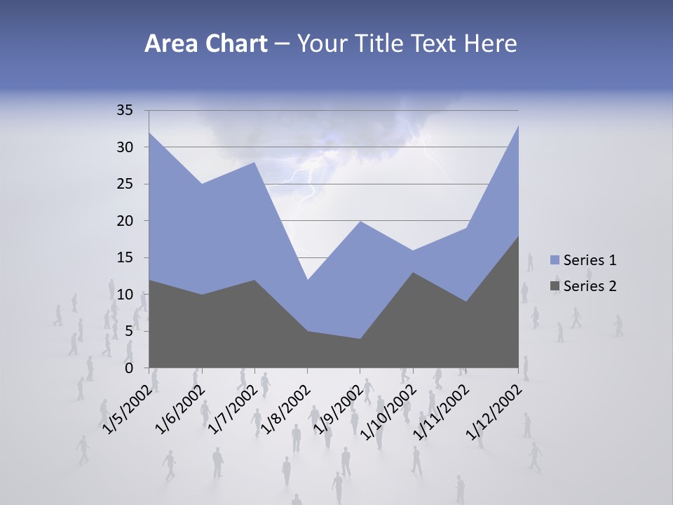 Productivity Crowd Together PowerPoint Template