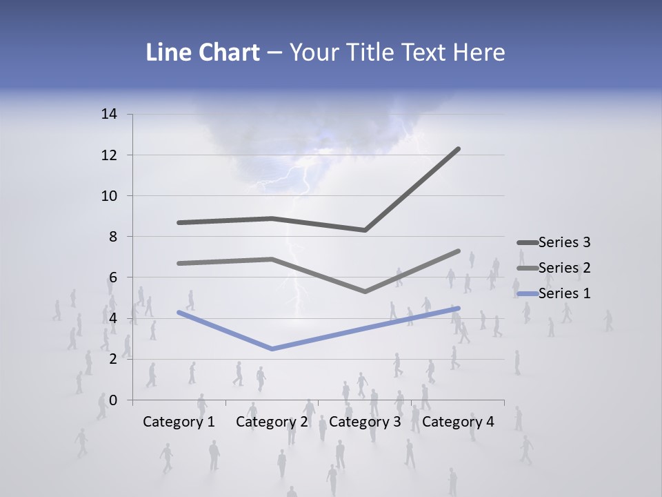 Productivity Crowd Together PowerPoint Template
