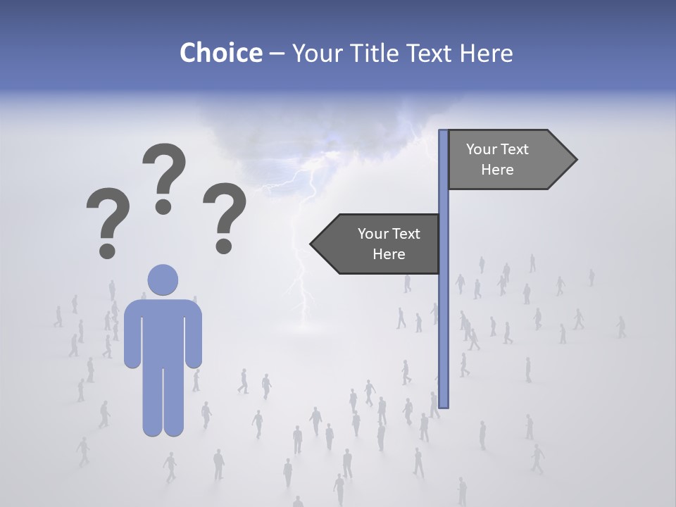 Productivity Crowd Together PowerPoint Template